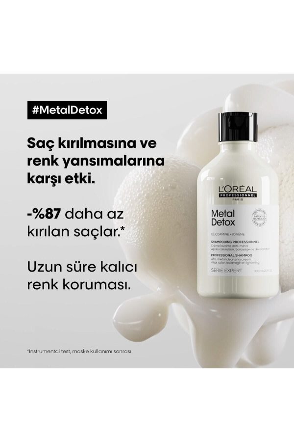 شامپو اورجینال برند L oreal professionnel مدل Metal Detox Arındırıcı Şampuan 300ml کد 882456593 - Image 2