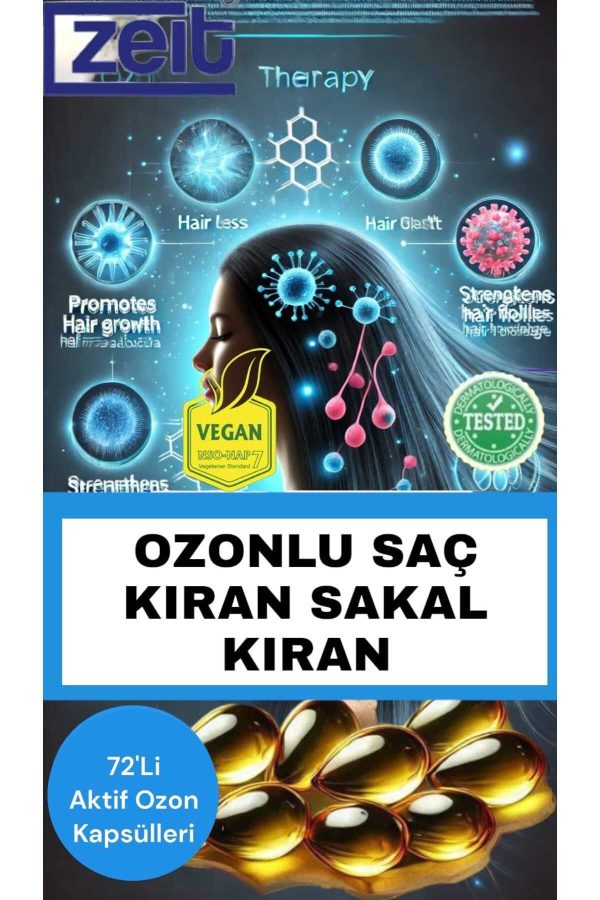 روغن و سرم مو اورجینال برند Zeit ozon مدل Ozonlu Terapi Kapsülleri - 48'li کد 859330389 - Image 4