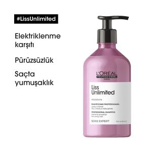 شامپو اورجینال برند L oreal professionnel مدل Serie Expert Liss Unlimited کد 797979617