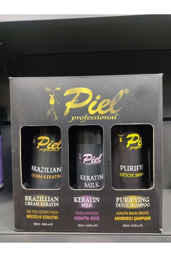 ست مراقبت از مو اورجینال برند Piel مدل Keratin 3'lü Saç Bakım Seti کد 674565376