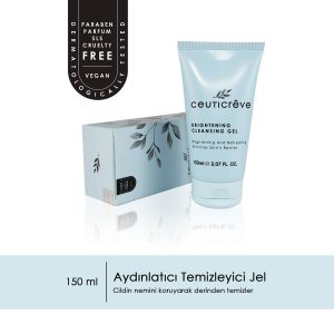 پاک کننده صورت اورجینال برند Ceuticreve مدل Brightening Cleansing Gel 150 ml کد 738700636