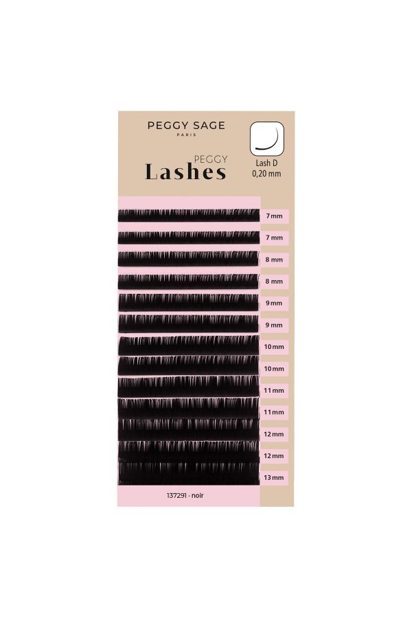 آرایشی اورجینال برند Peggy sage مدل Takma Kirpik-D 020- 7-8-9-10-11-12-13 mm کد 823362661